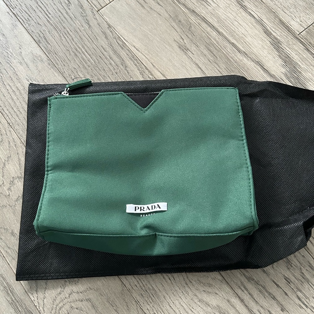 Prada Men's Green Toiletry Bag